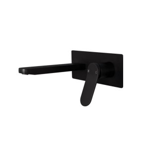 Liberty Wall Basin Set Matte Black